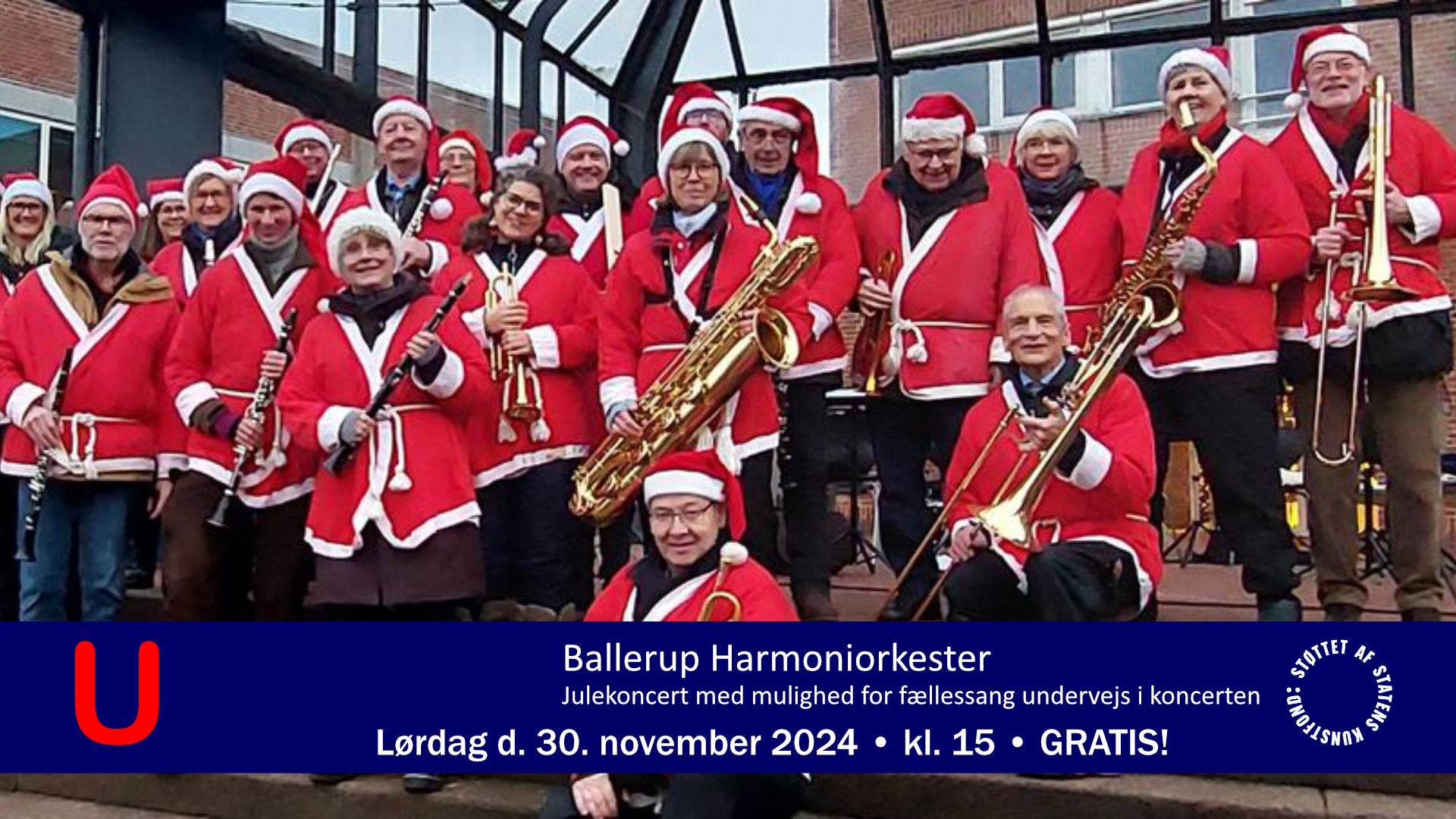 Julekoncert med Ballerup Harmoniorkester - 30-11-2024 15:00