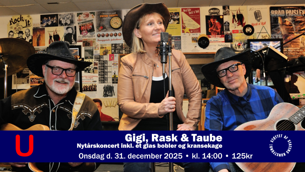 Nytår med Gigi, Rask og Taube - 31-12-2025 14:00